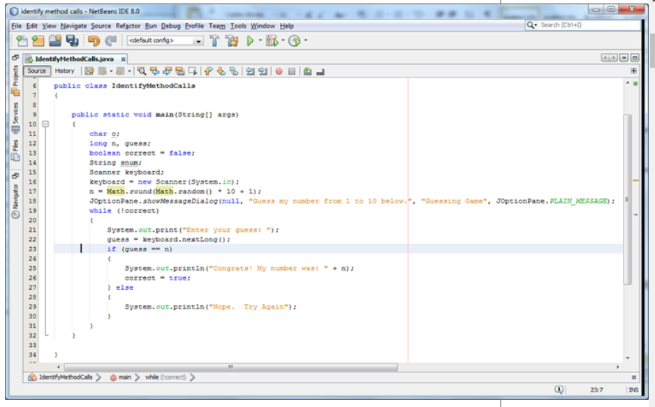 ? Question 1: True or False: The main method is called on