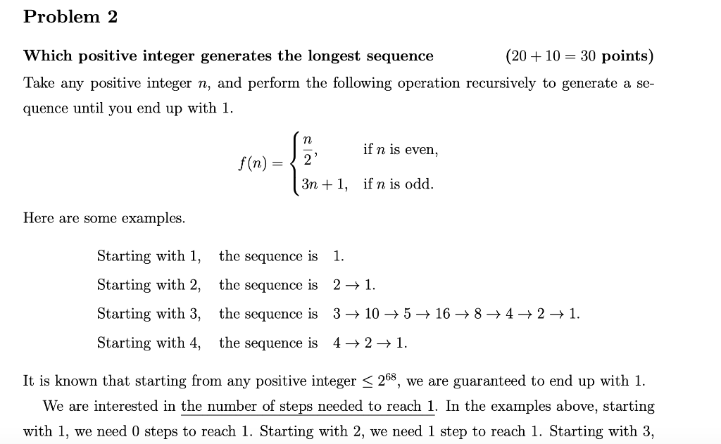  Please describe the code work properly. #AppliedMathmatics Problem 2 Which positive