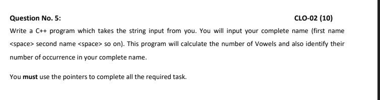 DO THIS IN C++..NEED IT PLEASE DO IN 15 MIN Question No.