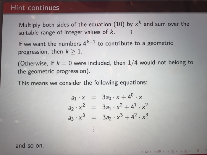 correctness of the solution by induction