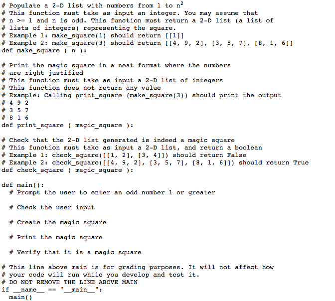 is filled with the numbers 1,2,3,.., n2 is a magic square if