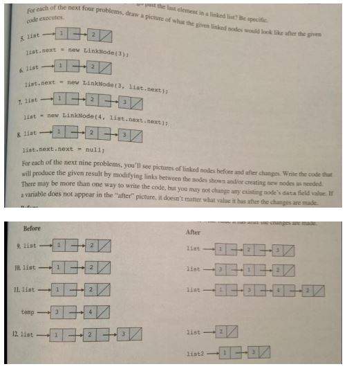Java problem For each of the next four problems, draw a picture