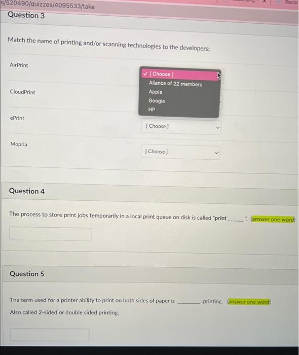 printer Impact printer similar to PDF Image printing problem Question 2 Printing