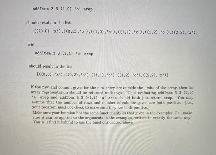 of pairs of the form ((r,c),char) where r and c are integers
