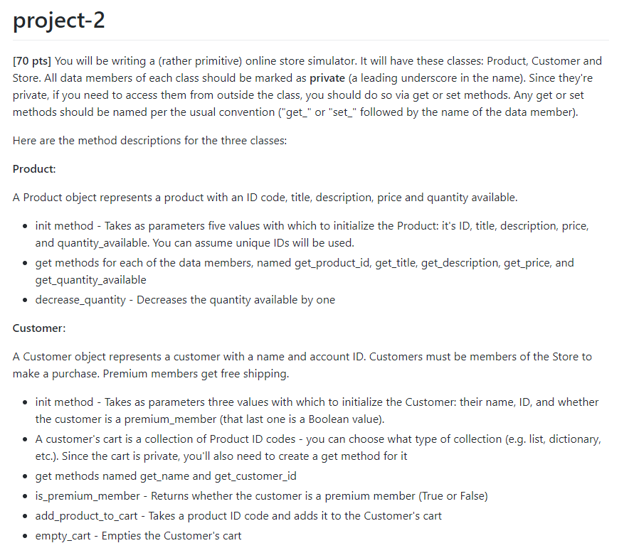  This is a python assignment, I don't know how to write