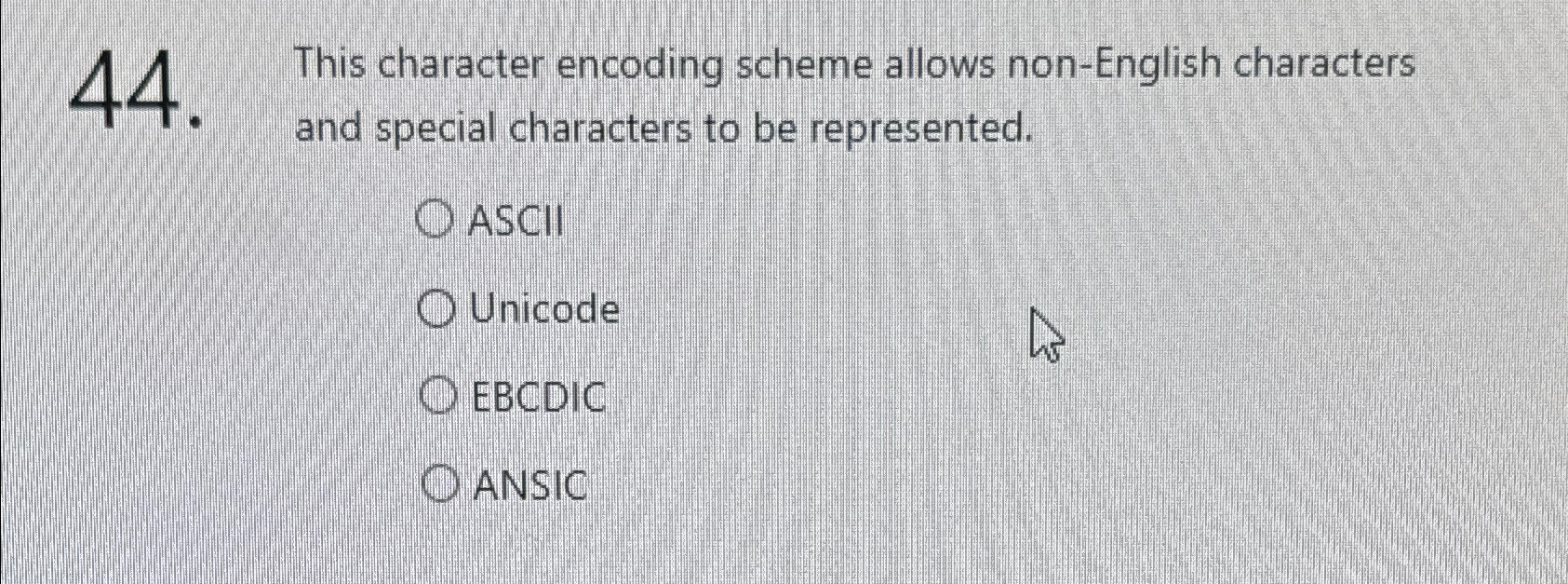  This character encoding scheme allows non-English characters and special characters to