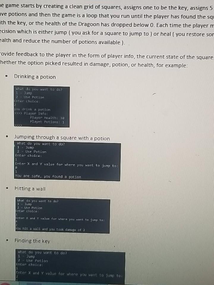 do not want to start coding until you know exactly what kind