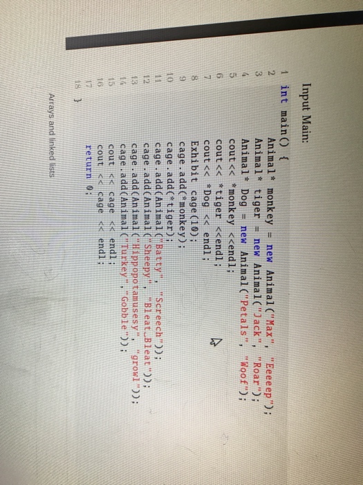 create a class called Animal with the private fields called name and