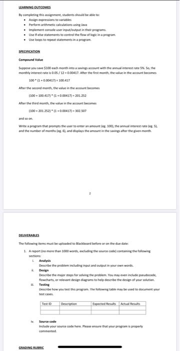  pls help me do this code subject :into to java i