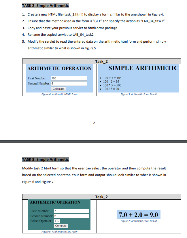  1. Create a new HTML file (task_2.html) to display a form