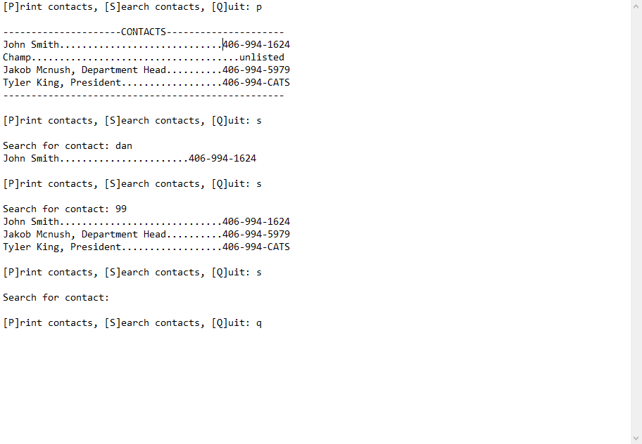 ----------------------------------------------------- # CSCI 127, Lab _ # Month __, 20__ # Firstname