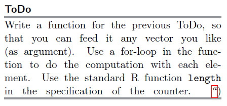 the first ToDo: ToDo Make a vector from 1 to 100. Make
