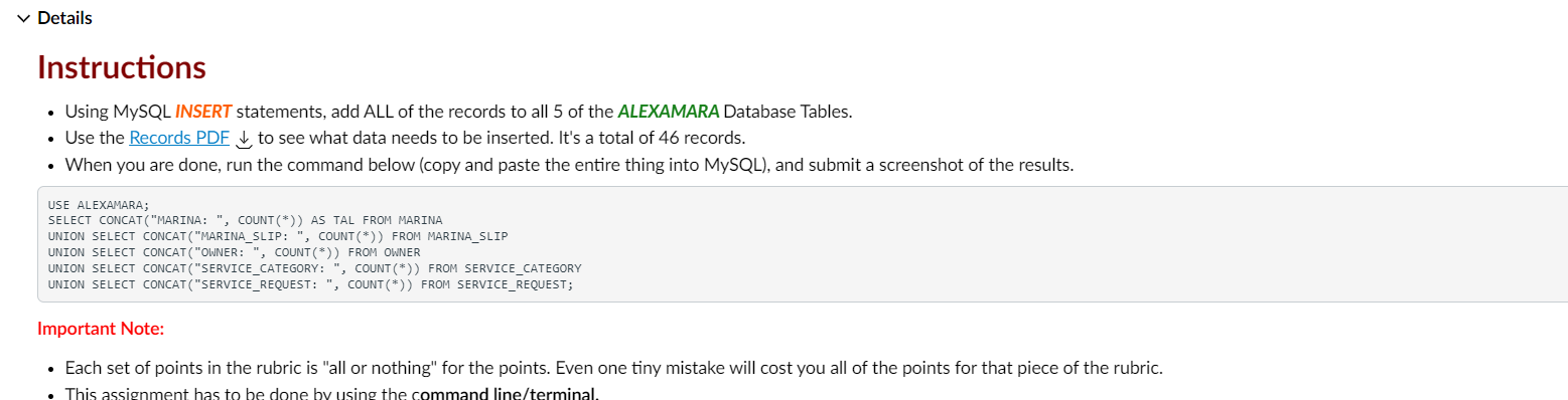 Please send Screenshot . Data that needs to be inserted is below.