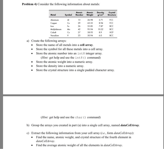  Use matlab for section D, a, b and c is provided: