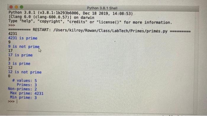 picture below thank you Write a program (in any language) which reads
