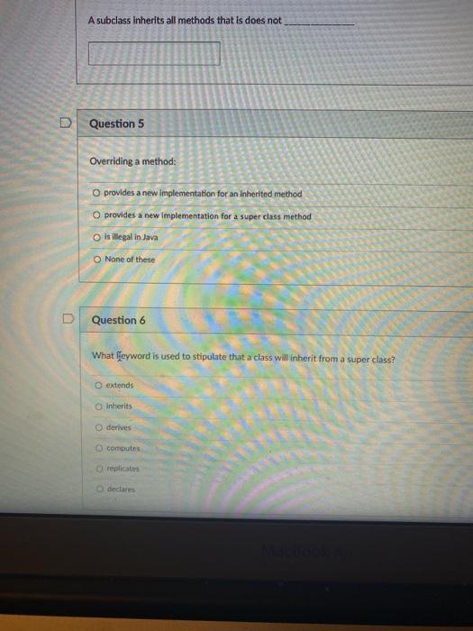 used in place of a super class object substitution O composition deposition