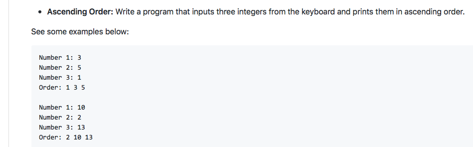 I need help with C++ using if statement Ascending Order: Write a
