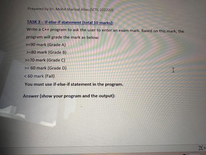 is in between 5 to 10 . The user need to enter