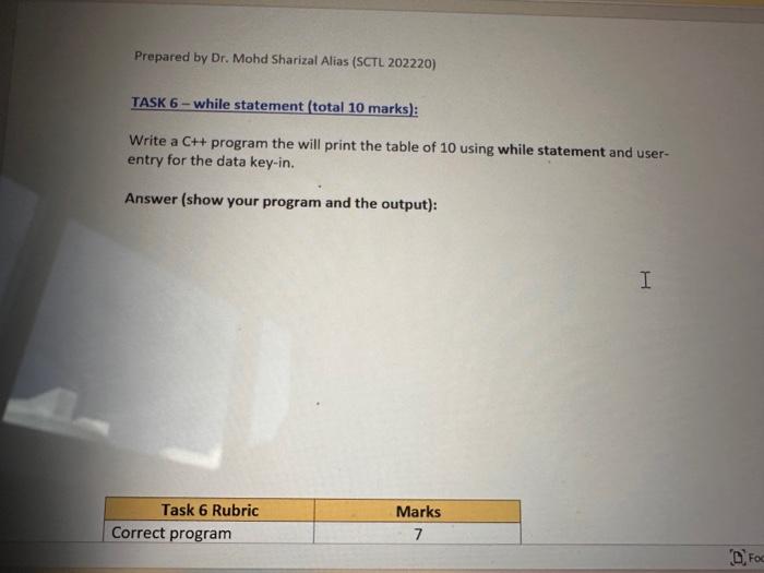 cube output), thus the \{\} must be used in the program. Show