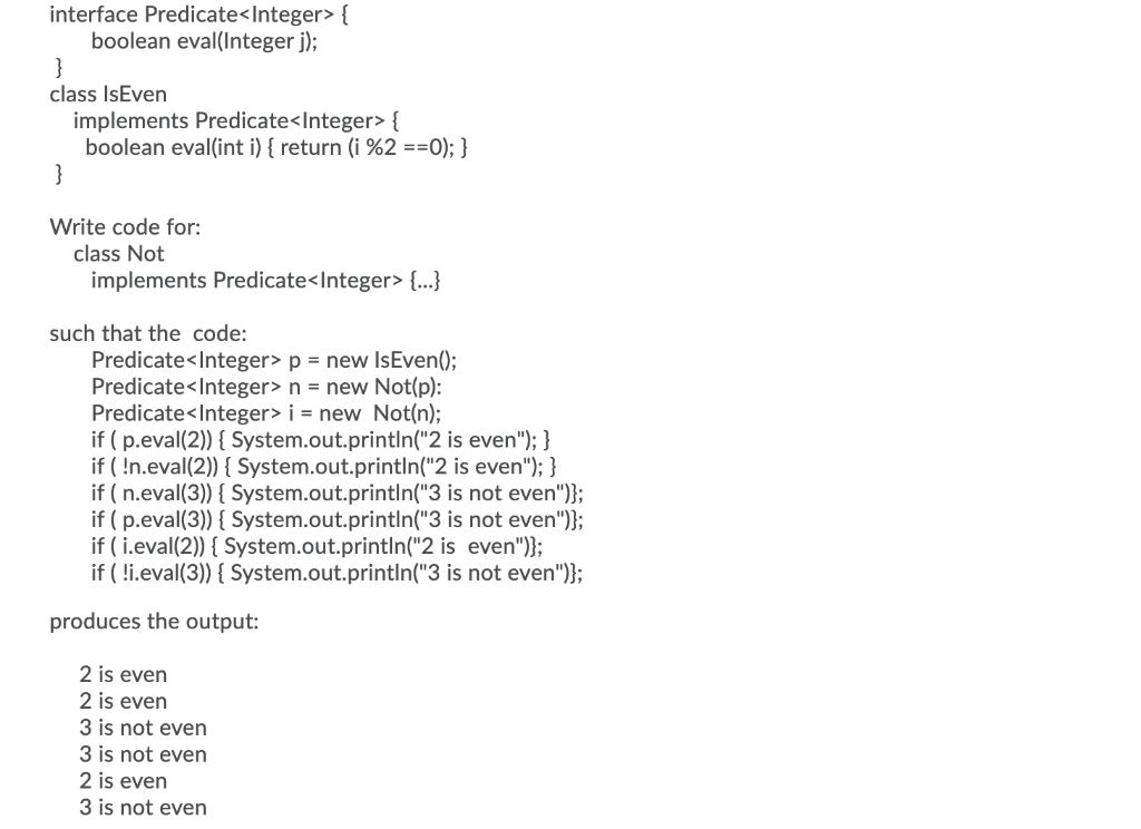 ***NEED HELP ASAP PLEASE WITH THIS PROBLEM!** - SIMPLE UNDERSTANDING PLEASE! interface