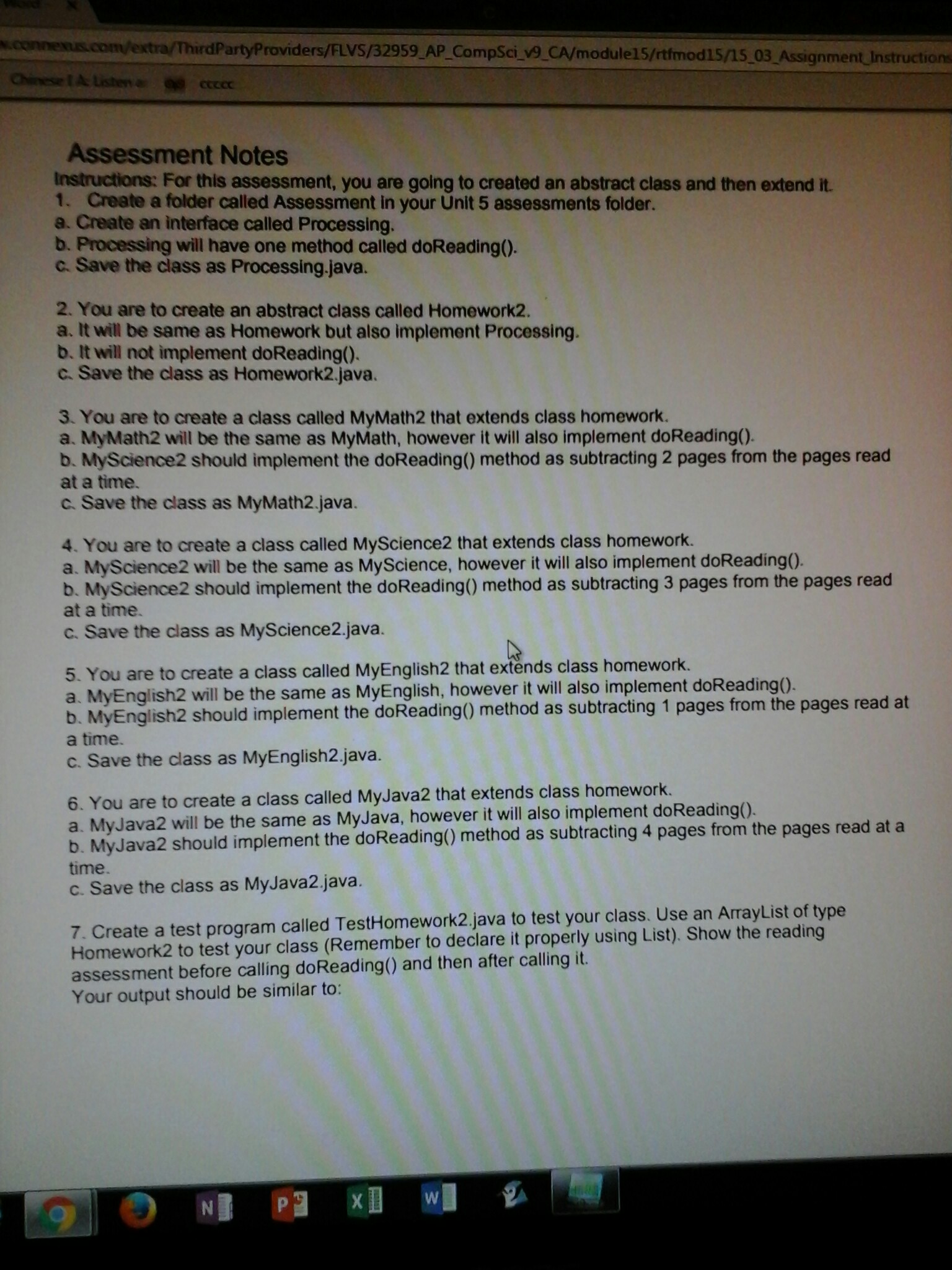Abstract java code. com/extra/ThirdPartyProviders/FLVS/32959 AP CompSci v9_CA/module15/rtfmod1S/15 03 Assignment Instructions Assessment Notes
