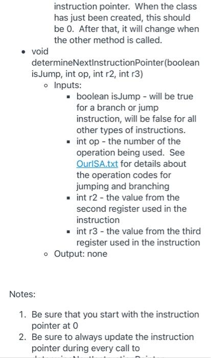 appropriate assignment on codepost.io The branching unit keeps track of which instruction