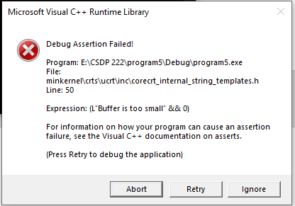 Every time I run my program I get this message. #include #include