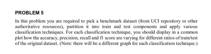 This exercise is a homework assignment that I have in Data Mining