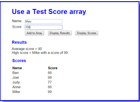 In this exercise, youll work with an array and youll add nodes