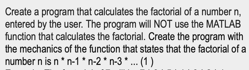 MATLAB ONLY!! WRITE IN COMPUTER SO I CAN COPY PASTE!! USE A