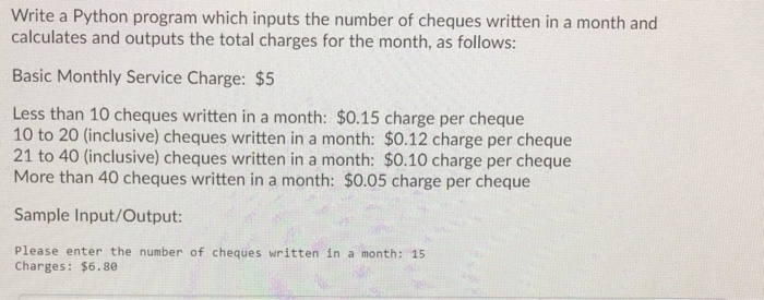  Python language please Write a Python program which inputs the number