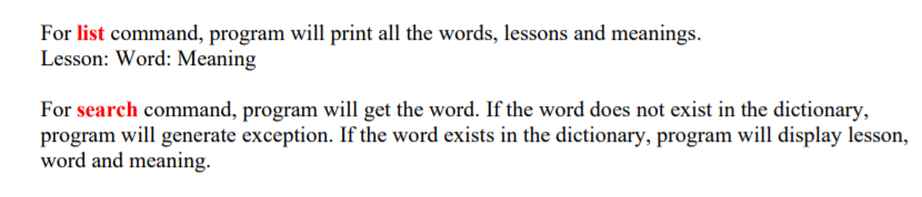 (args in the main method) (Text File) Text File will be initially