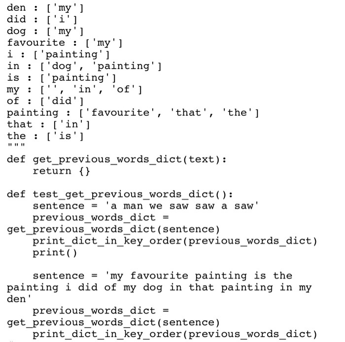 and usually code doesnt work and also what output should be is