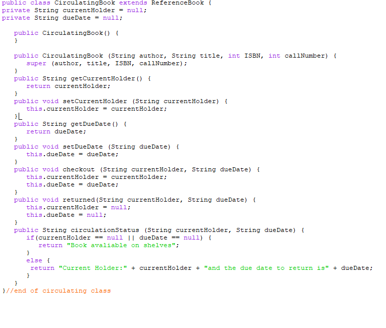 not sure how to fix the main code of it (JAVA) these