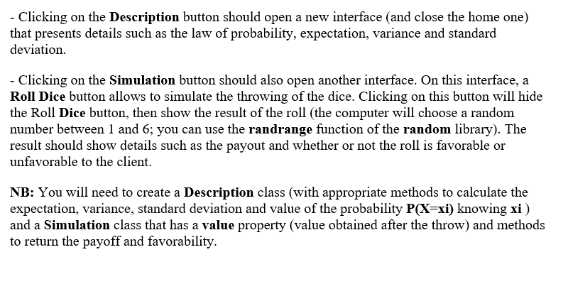 law of probability in Description. Exercise 3: At the end of the