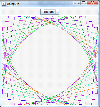understand how a JPanel object is used, on which lines are drawn.