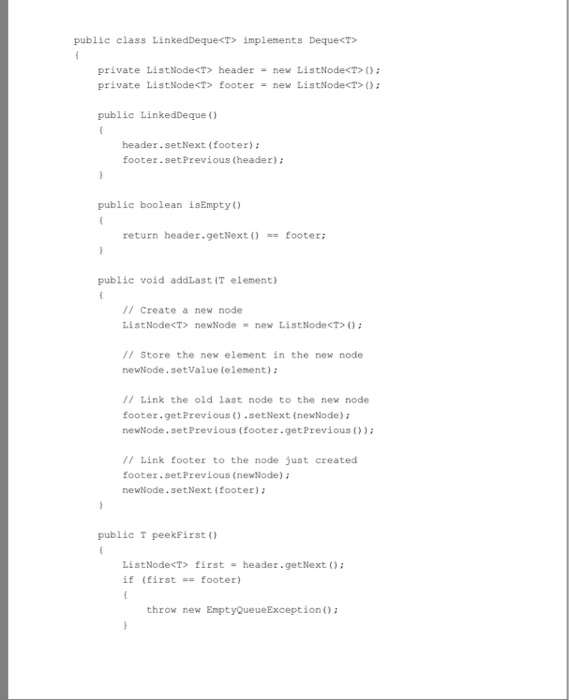 it possible to iterate througlh a inked list in both directions by