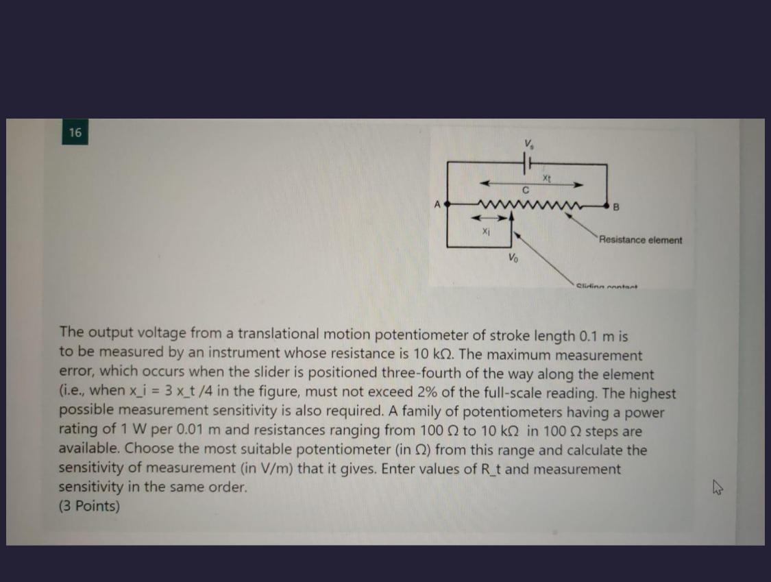 This is a question from which book?16\ The output voltage from