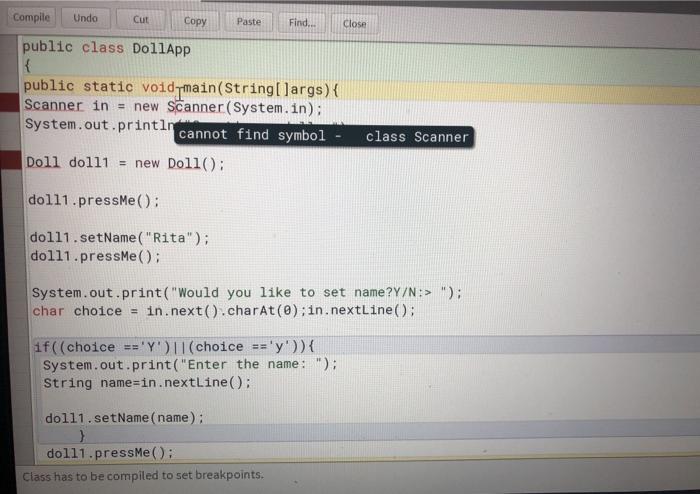  Why is this wrong? Compile Undo Cut Copy Paste Find Close