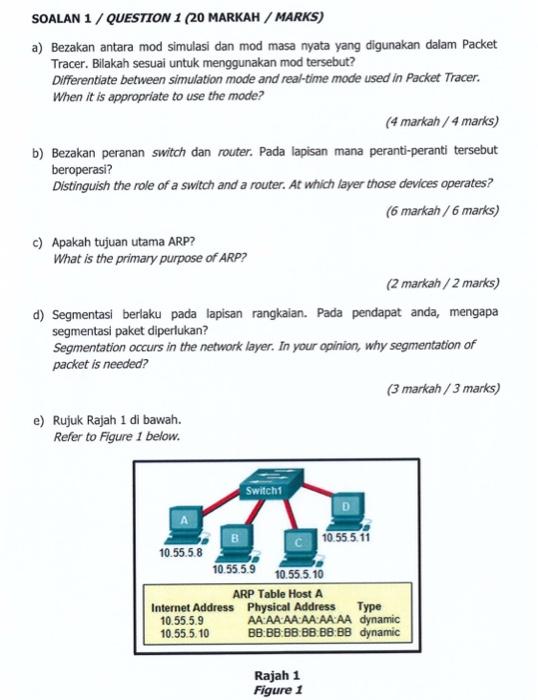 Differentiate between simulation mode and real time mode used in packet tracer.