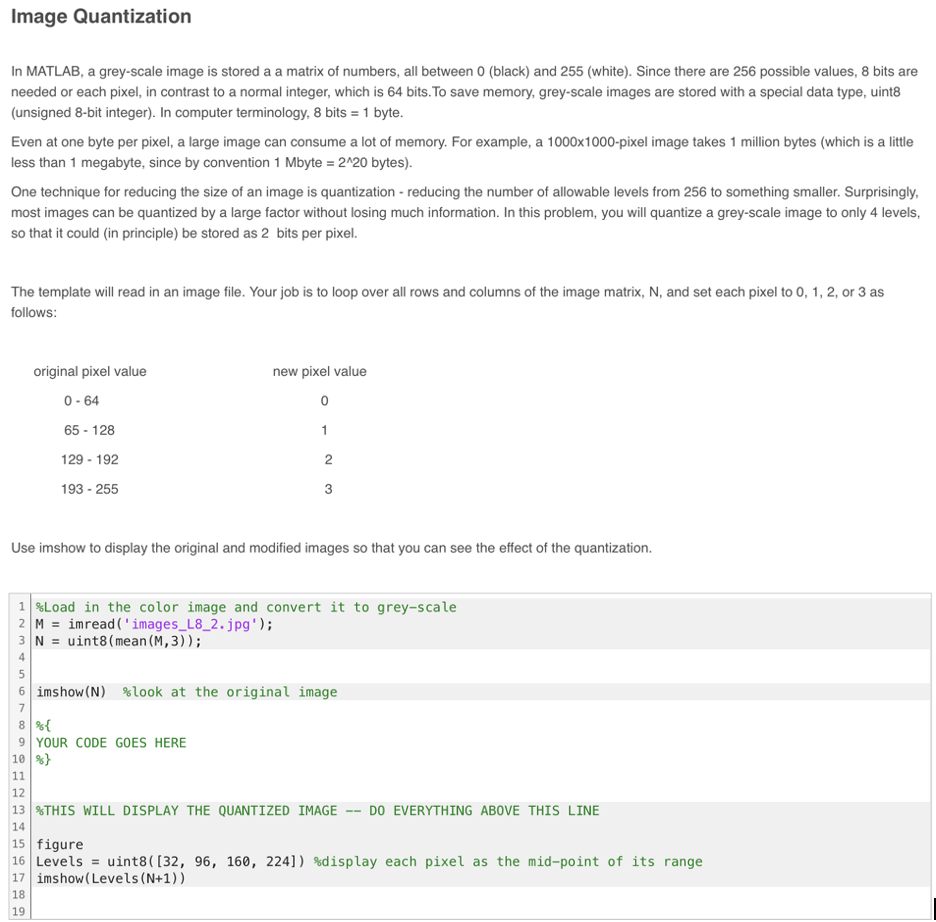  Help coding this matlab please, some of the code is already