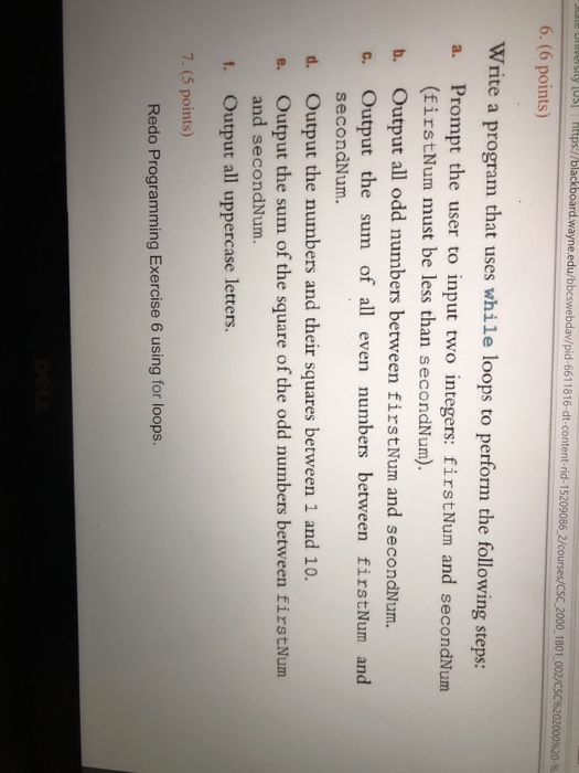  Visual studio, c++ Jlate University (usj https//blackboard.wayne.edu/bbcswebdav/pid-661 1 8 16-dt-content-rid. 1
