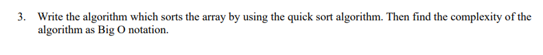  Please do a complete time complexity analysis for each line before