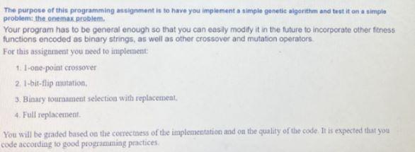 java language, with the main function plz. there are 4 requirements in
