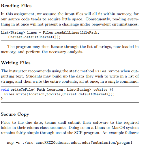 writing data on a file system is an essential skill for software