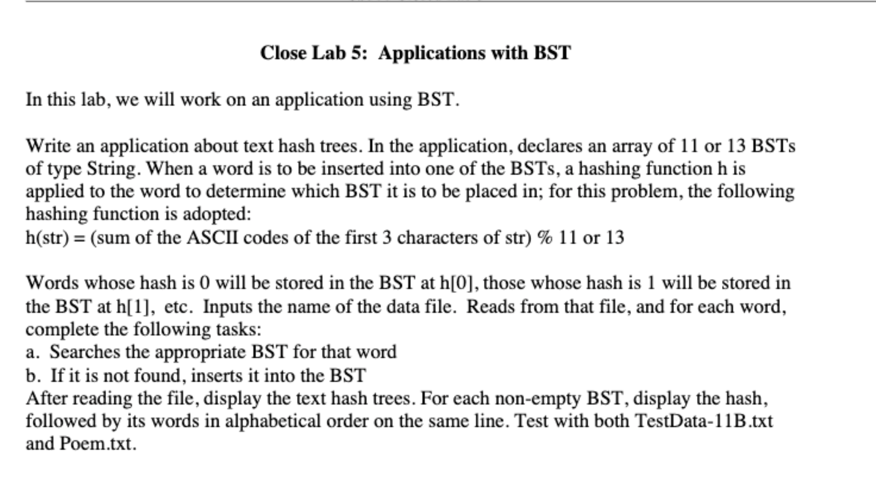 The program is to be done in java. The screenshot of the