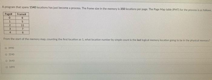 A program that spans 1540 locations has just become a process.