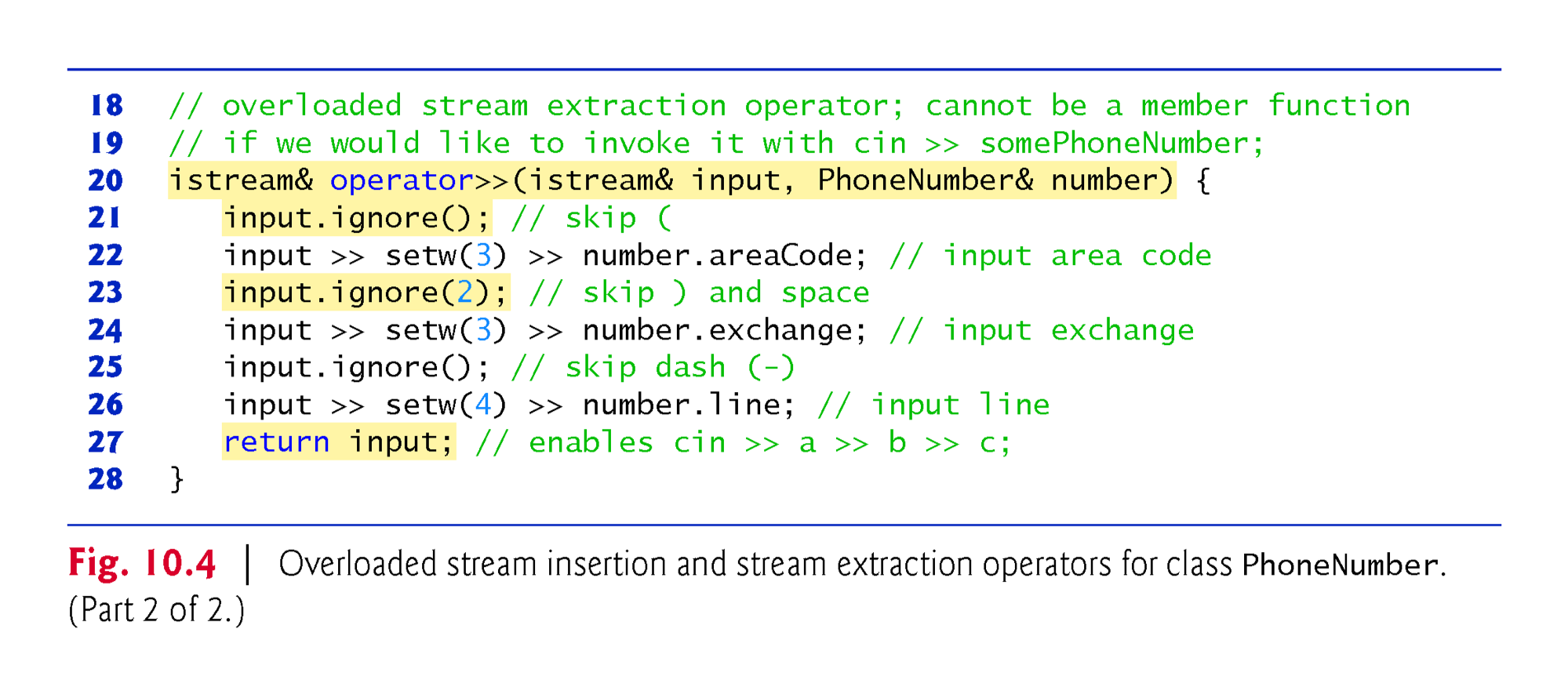 provide appropriate interaction (input/output) with your user. Begin with code Fig. 10.3,