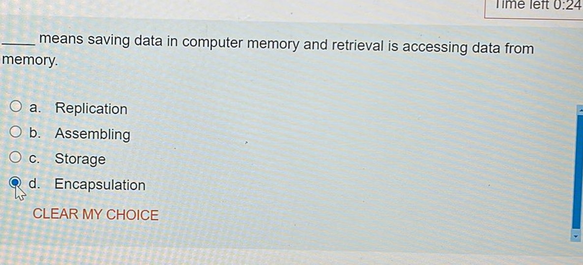  means saving data in computer memory and retrieval is accessing data