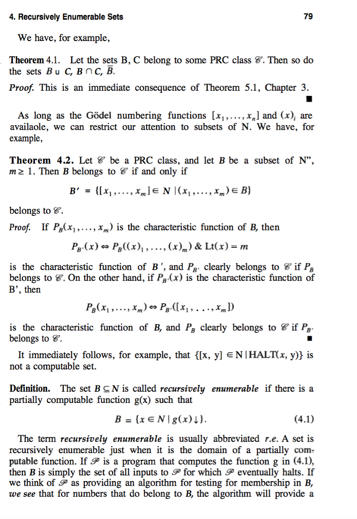 there is no computable function f(x) such that f(x) 4 (x,x) 1